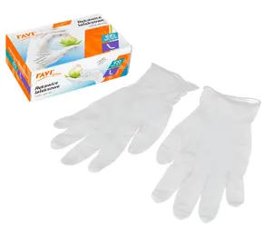 Simple Solution Latex Powdered Gloves, Size L, 100 Pieces