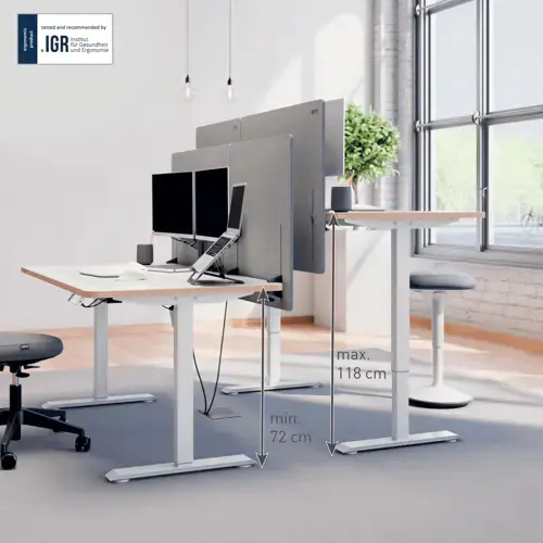 Leitz Ergo Elektriskais sēdus un stāvus galds 140 x 80 cm Photo 2