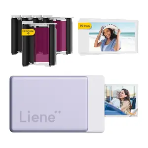 Liene Pearl N200 Pro Portable Photo Printer 2x3 inch Purple