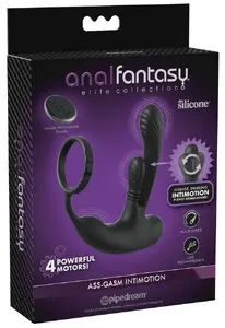Analfantasy Ass-Gasm IntiMotion anālais vibrators ar 4 motoriem un tālvadības pulti