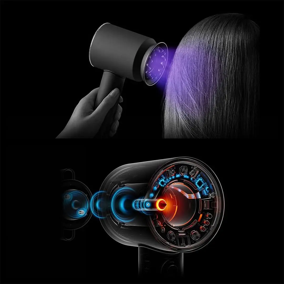 Dyson Supersonic Nural matu fēns 1600W zelta/sarkans Photo 6