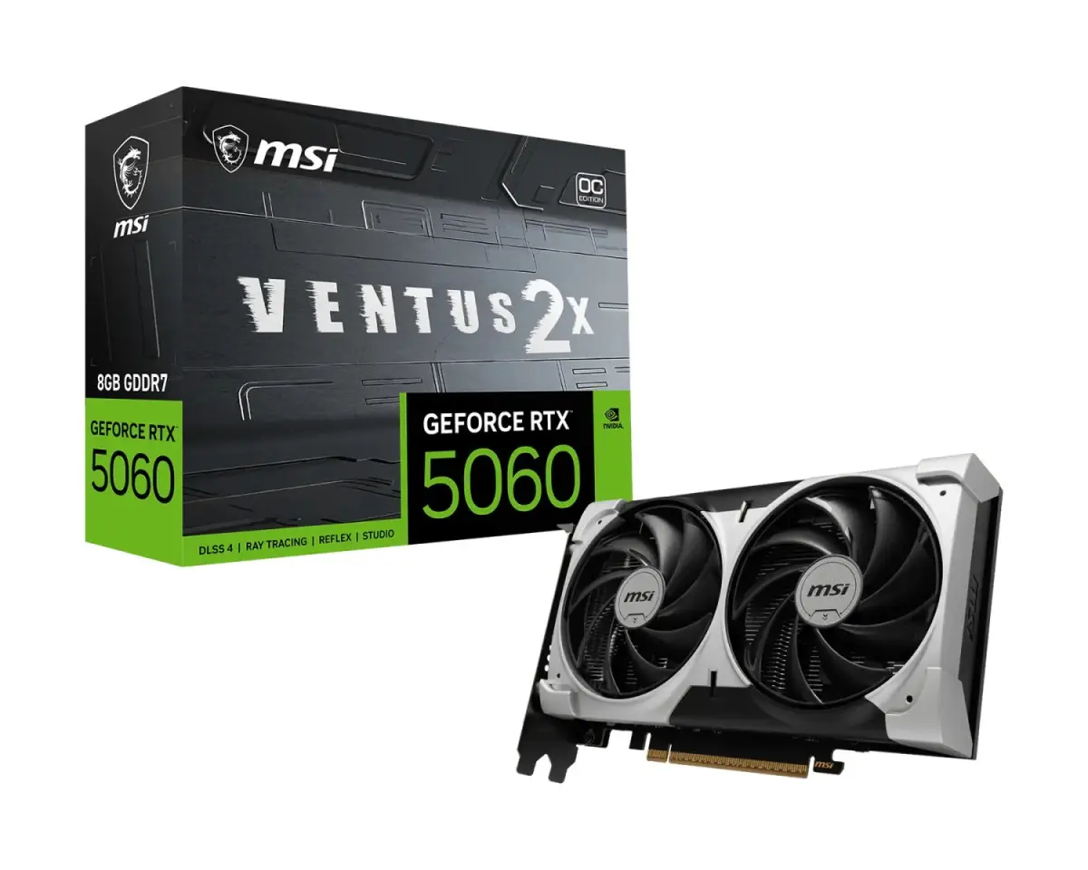 Видеокарта MSI GeForce RTX 5060 8G VENTUS 2X OC V1 Photo 12