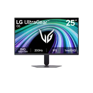 LG UltraGear G5 25G523B-B spēļu monitors 24.4 collas Full HD IPS 1920 x 1080 200Hz 1ms AMD FreeSync NVIDIA G-SYNC