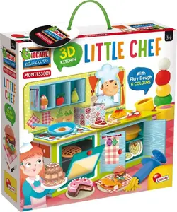 Quercetti Montessori Chef 3D modelēšanas komplekts ar plastilīnu