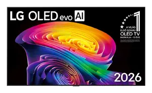 LG OLED evo AI OLED65C61LA Televizors 65 collas 4K Ultra HD Plakanais OLED Wi-Fi Melns