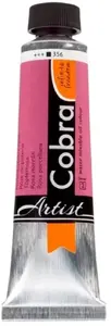 Cobra mākslinieku ūdenī šķīdināma eļļas krāsa, Potter's Pink 356, 40 ml tūbiņa