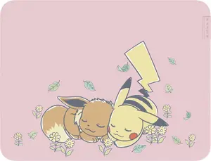 Razer Gigantus V2 Pikachu and Eevee Edition Gaming Mouse Pad Pink Medium Soft Microfibre Rubber Non-slip Base