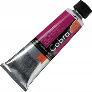 Cobra mākslinieku ūdenī šķīdināma eļļas krāsa, Permanent Red Violet Light 577, tūbiņa