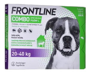 Frontline Combo Spot-on L pretparazītu pilieni liela auguma suņiem 20-40 kg