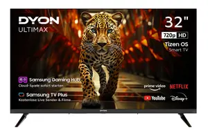 DYON Ultimax 32H-TI-W 32-дюймовый HD LED Smart телевизор TIZEN OS Wi-Fi черный