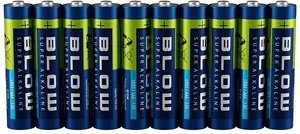 BLOW Super Alkaline AAA LR3 10 gabalu baterijas