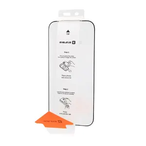 Evelatus Ekrāna aizsargs priekš Apple iPhone 18 Pro Max Flip Glass Magic Easy Install Melns