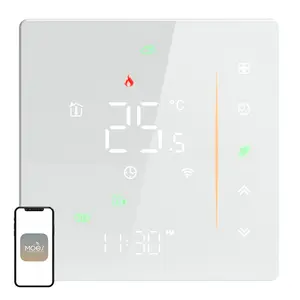 MOES WHT-006-GB-WH Wi-Fi termostats elektriskajai apkurei balts