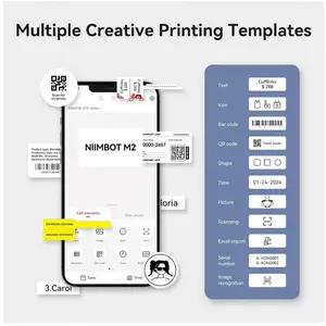 NIIMBOT M2_H Портативный принтер этикеток с красящей лентой