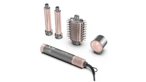 GA.MA Multistyler Uniq Flow Airflow 1500 W Pelēks Rozā ar jonizācijas funkciju 3 karstuma līmeņi regulējams termostats vada garums 1.8 m