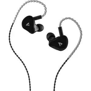 Sharkoon Stealthbite IEM In-Ear Austiņas Melnas ar USB-A, USB-C un 3.5 mm Ligzdu