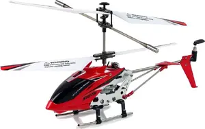 Radio vadāms helikopters Syma S107H Sarkans ar barometru un augstuma noturēšanu