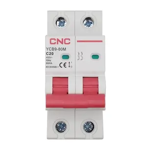Automātiskais slēdzis CNC NV821501 2-polu 20A C raksturlīkne 6kA