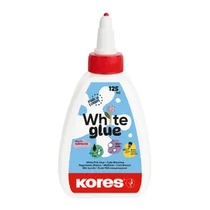 KORES PVA liquid adhesive glue 125 ml for paper cardboard and crafts