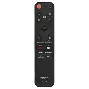 Savio RC-30 Remote Control for LG Televisions with IR and Bluetooth Interface Press Buttons 10 m Range