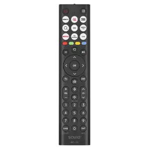 Savio RC-32 Universal Remote Control for Hisense TV Smart TV with RF Wireless Interface and 10 m Range