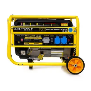 Benzīna ģenerators Kraft&Dele KD125 12V 230V 3kW AVR 4-taktu 7 ZS