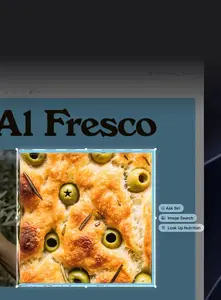 Vizuālais intelekts ar Siri datorā Mac