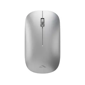 ALOGIC Hush Bezvadu Pele Sudraba Bluetooth un 2.4GHz Savienojums Kluss Klikšķis