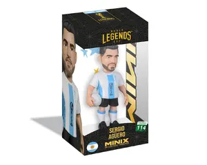 MiniX Pasaules kausa leģendu kolekcionējama vinila figūriņa no Argentīnas futbola spēlētāja Sergio Aguero MPN 24834
