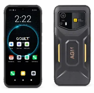 AGM H6 Pro 4G Aizsargāts viedtālrunis Android 16.0 6 GB RAM 128 GB Atmiņa 50 MP Kamera 4900 mAh Akumulators Melns