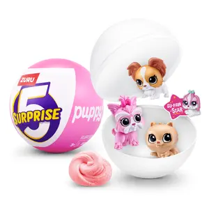 Zuru 5 Surprise Puppies Capsule Series 1 daudzkrāsu rotaļlietu figūru komplekts bērniem no 3 gadu vecuma