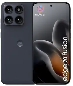 Motorola Edge 70 Fusion 5G viedtālrunis, 6.78 collas 2772x1272, Snapdragon 7s Gen 3, 12GB RAM, 256GB atmiņa, 7000mAh baterija, Dual SIM, Android 16, melns