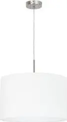 EGLO Pasteri piekabināms gaismeklis elastīgs stiprinājums E27 1x60W niķelis balts