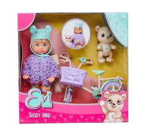 SIMBA El doll with a bicycle 16 cm toy for children from 3 years
