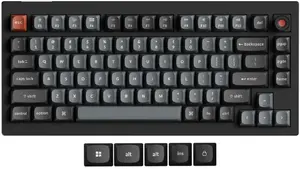 Keychron V1 8K Механическая клавиатура 75% Проводная USB Черная с RGB подсветкой