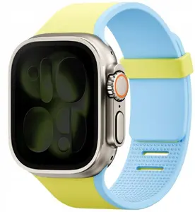 Uniq Revix IV Reversible Magnetic siksniņa Apple Watch 44mm, 45mm, 46mm, 49mm laima-zila