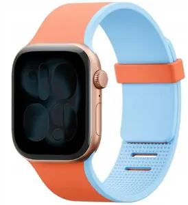 Pulksteņa siksniņa Uniq Revix IV Reversible Magnetic priekš Apple Watch 40mm 41mm 42mm oranža un zila