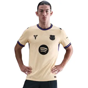 Vīriešu Nike FC Barcelona 2025/26 Match Away smilšu krāsas futbola krekls HJ4554-784 izmērs S