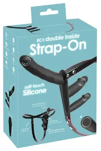 You2Toys Double Inside uzliekamais dildo ar trīs vibratoriem un tālvadības pulti