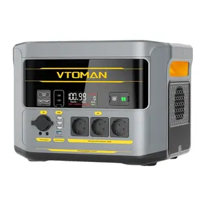 Pārnēsājama elektrostacija VTOMAN FlashSpeed 2400 1408Wh 2400W LiFePO4