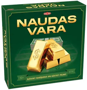 Board game Money Talks Tactic Latvian language 2-6 players 12+