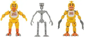 Usorteret FNAF ENDO-SERIES 3-IN-1 Chica darbības figūriņa