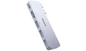 Baseus Ultra Joy 5in1 Docking Station USB-C PD 3xUSB 3.0 HDMI Gray