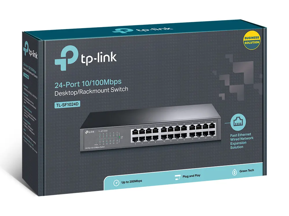 Сетевой коммутатор TP-Link TL-SF1024D на 24 порта Photo 5