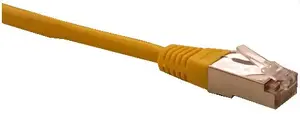 FTP Cat5e 0.25M Желтый Патч-корд с Двумя Разъемами RJ45