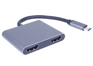 ATEN MST переходник USB-C на 2x HDMI с USB3.0, Power Delivery, разрешением 4K и FHD