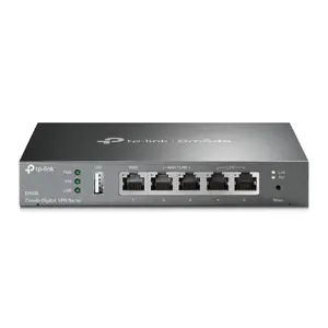 Omada Гигабитный VPN маршрутизатор ER605 Черный с 5 портами Ethernet и поддержкой VPN