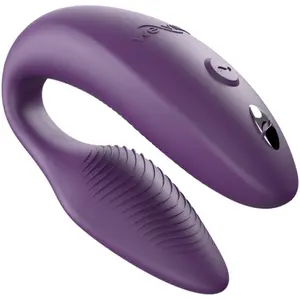 WE-VIBE Sync 2 Регулируемый вибратор для пар Фиолетовый C-образный 10 уровней интенсивности IPX7 Водонепроницаемый