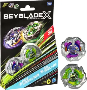 HASBRO Beyblade X Dual Pack Cīņas griežamais vilciņš minimālais vecums 8 gadi