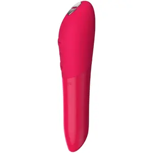 WE-VIBE Tango X Перезаряжаемый пулевой вибратор Вишнево-красный 8 уровней интенсивности 7 режимов вибрации IPX7 водонепроницаемый